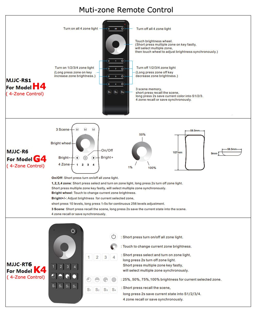 220V Dimmer LED 230V 110V inalámbrico AC Dimmer Triac LED 220V interruptor de mando de la UE con 2,4G controlador remoto para bombillas LED para lámpara KS