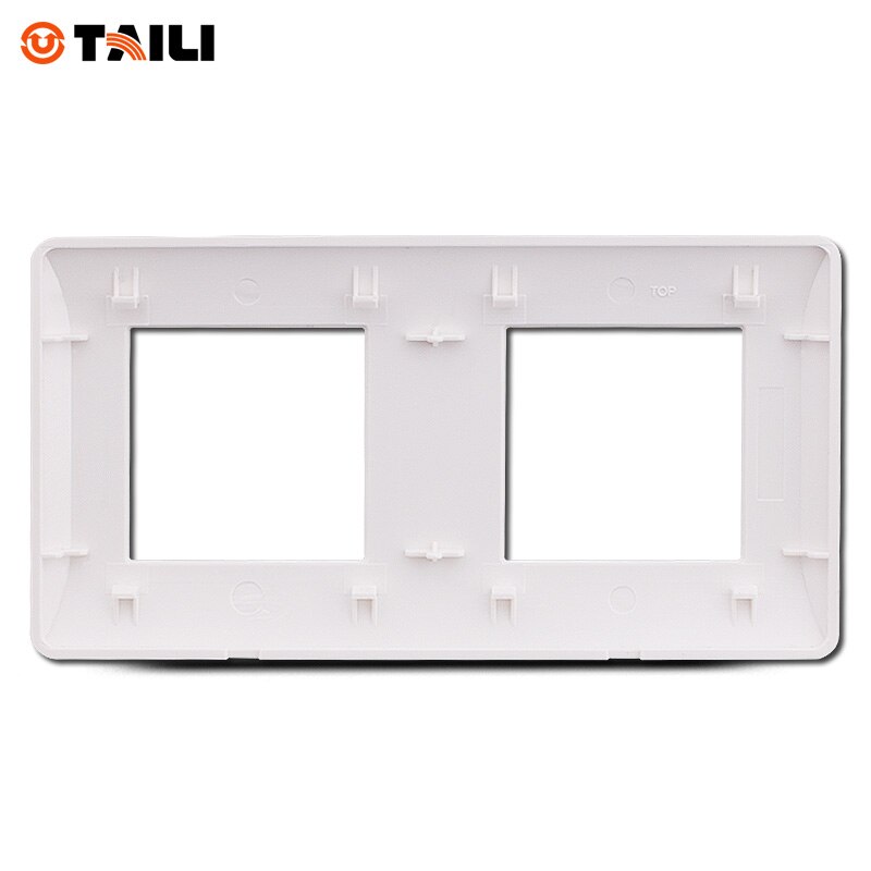 TAILI two gang frame front plate for wall switch wall socket DIY panel 150*80mm TL0631-OS