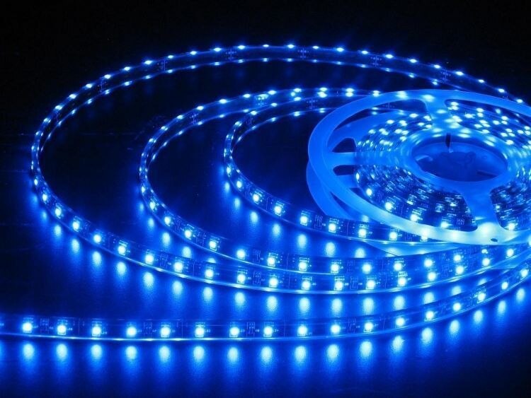 Led streifen Im Freien 5 Meter Silikon 12 Volt Blau