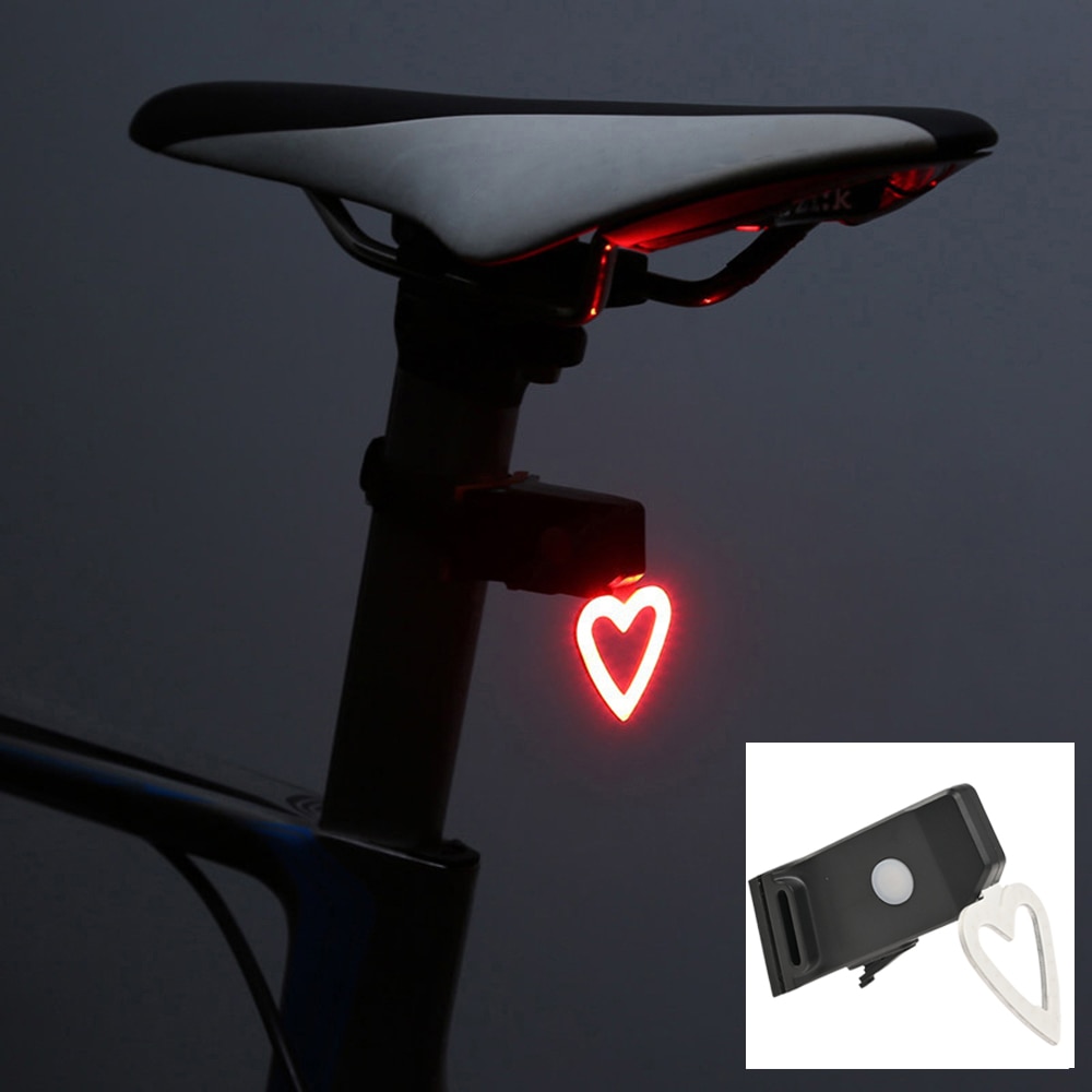 Zacro multi belysningstilstande cykel lys usb opladning led cykel lys flash hale bageste cykel lys til bjerg cykel sadelpind