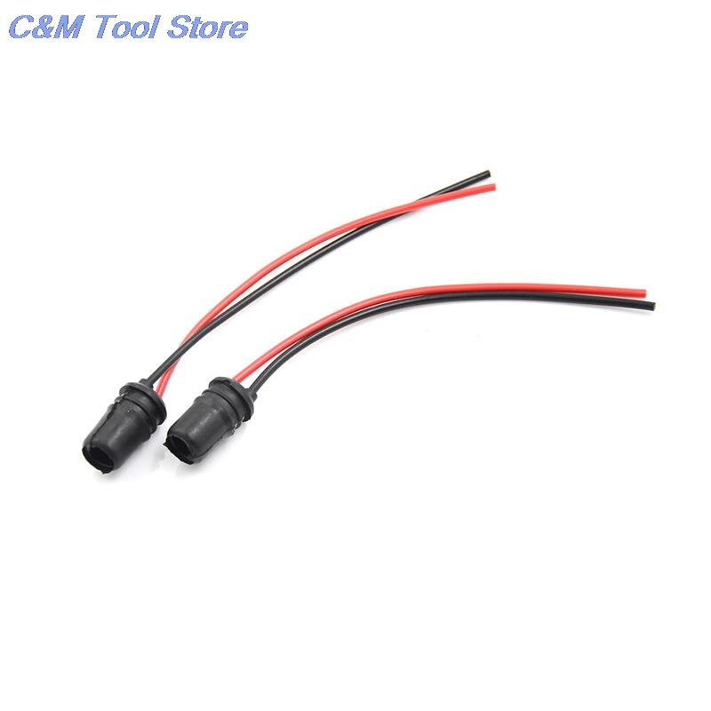 10Pcs W5W T10 Gloeilamp Socket Houder Fit Voor Cars Trucks Boten Zachte Rubber Connector Extension Accessoires