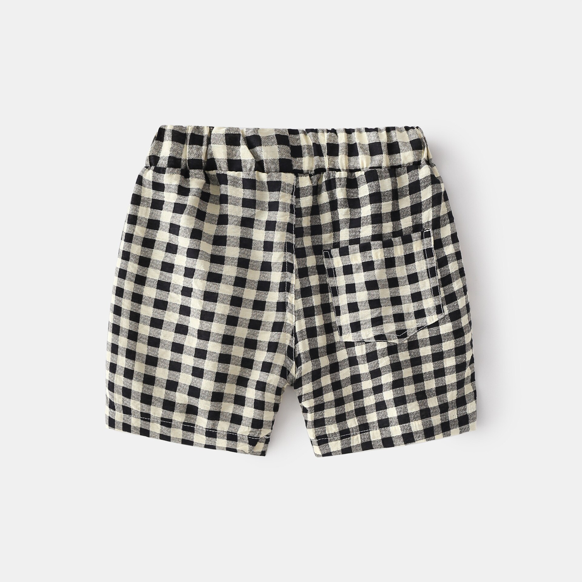 Pantaloncini da ragazzo scozzesi proprietà casuale comodo tessuto pantaloni per bambini pantaloni capispalla abbigliamento per bambini