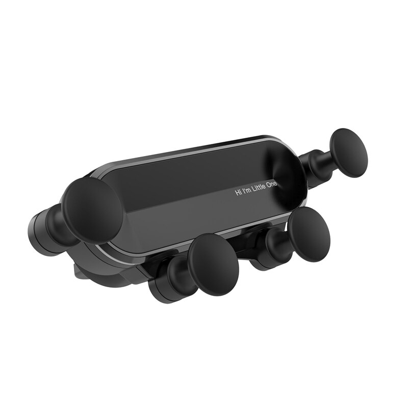 Universele auto mobiele telefoon zwaartekracht ventilatierooster montagebeugel uitlaat clip telefoonhouder 360 graden rotatie voor iphone samsung c