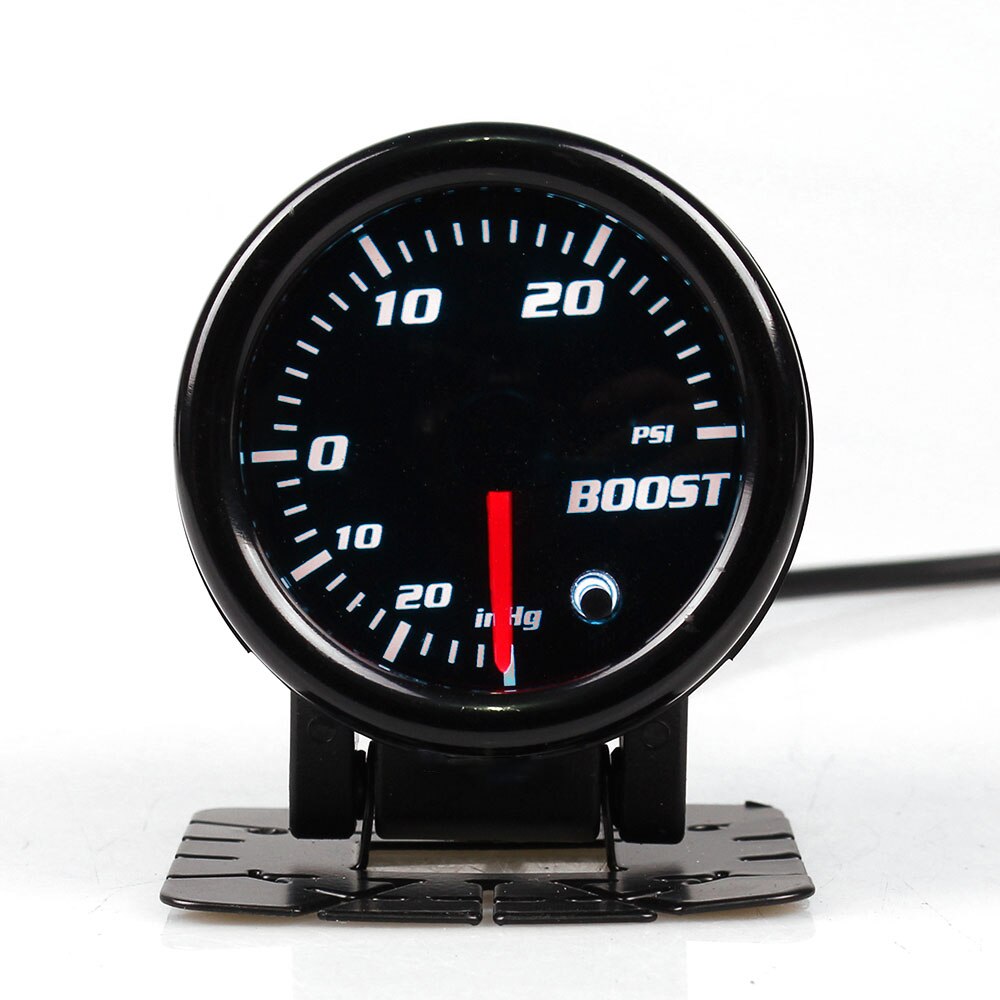 KET 2" 52mm Universal Car Auto Bar PSI Turbo Boost Gauge Meter With Sensor 7 Color LED Smoke Face auto gauge