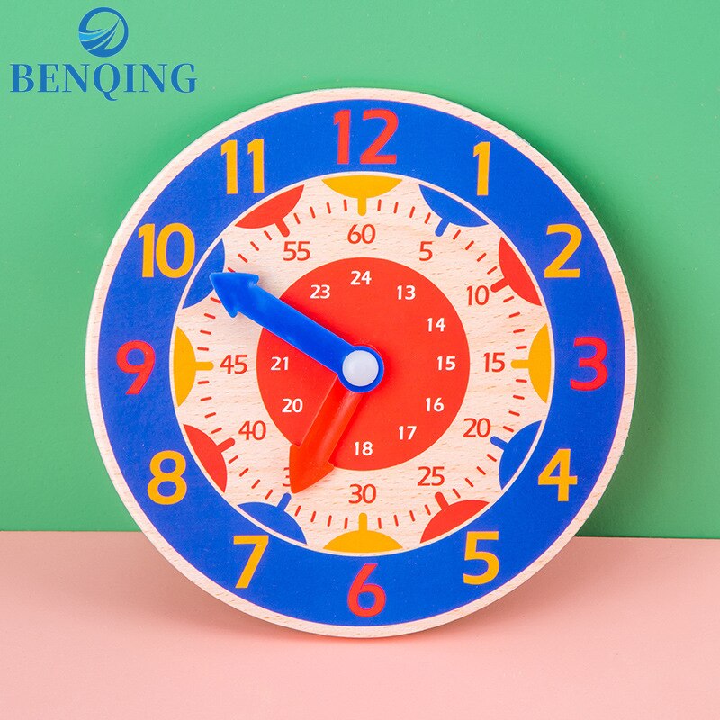 Benqing Kinderen Puzzel Digitale Klok Speelgoed Baby Houten Speelgoed Kleuterschool Vroege Onderwijs Kraam Klein Speelgoed WJ086