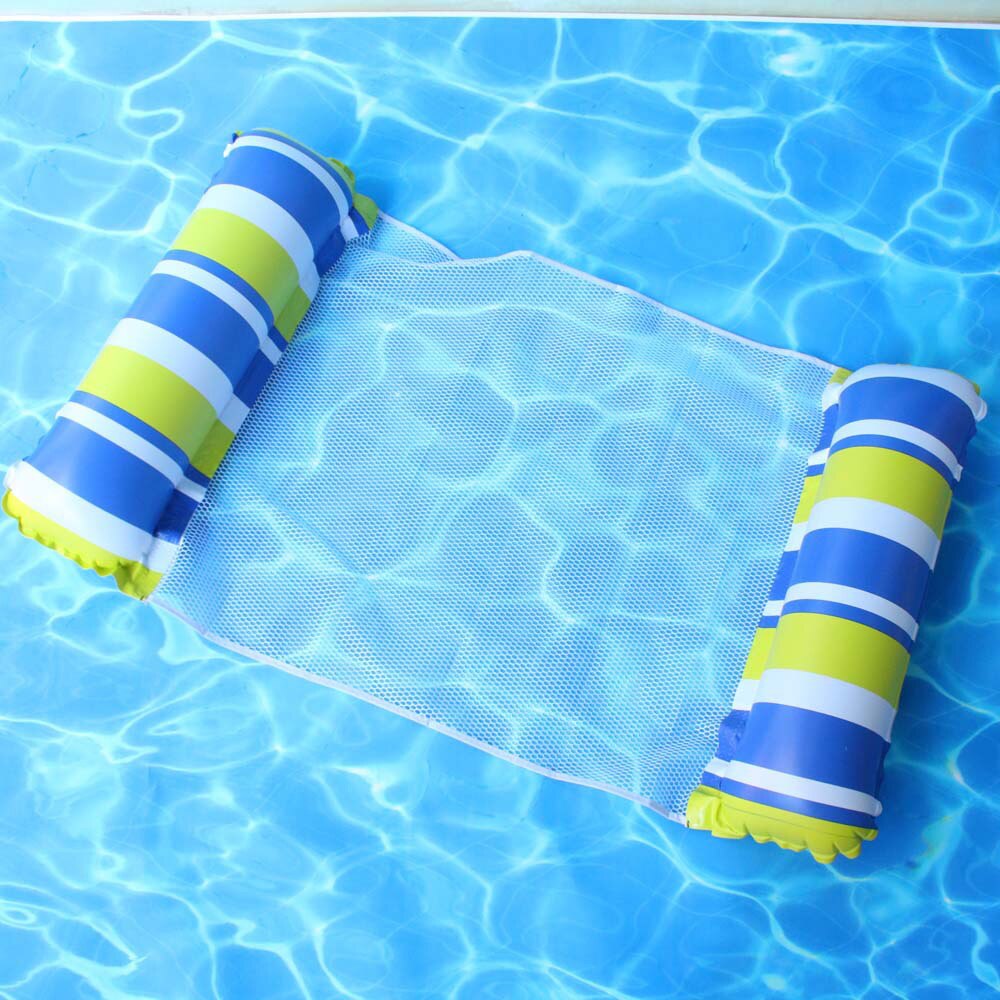 Colchón inflable de piscina, cama de agua flotante, para fiestas, juguete para nadar o salón estilo hamaca, reclinable, nueva