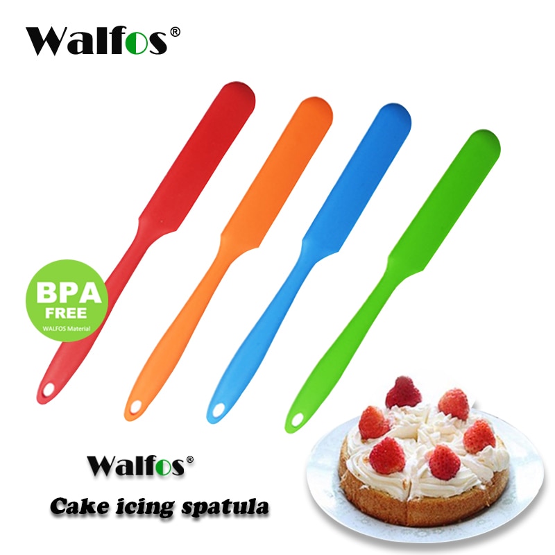 Walfos Siliconen Cake Icing Spatel Bakvormen Pastry Tool Cake Sugarcraft Boter Soepeler Schraper Keuken Koken Accessoires