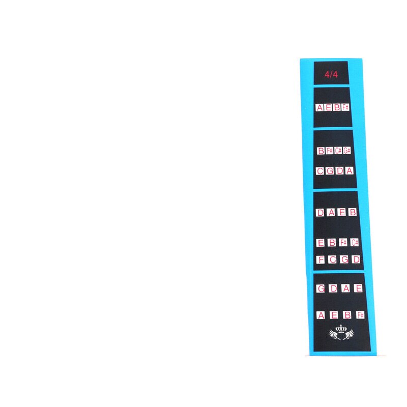 Violin Finger Guide Fingerboard Sticker 1/8 1/4 1/2 3/4 4/4 Violin Intonation Label Fretboard Chart for Kid Practice Beginners: Violin 4 4