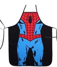 Tablier drôle en 3D pour femme, Wonder-Woman, Tablier de Cuisine pour fête, Tablier de Cuisine pour adultes: Bleu marine
