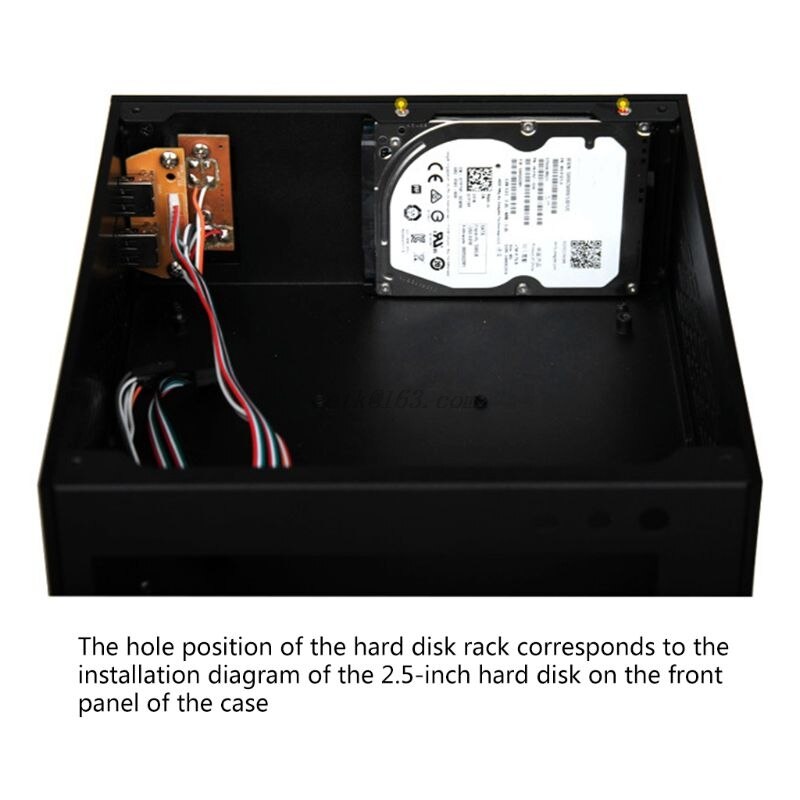 B01 Mini ITX Computer Case Chassis Aluminum/Glass ... – Grandado