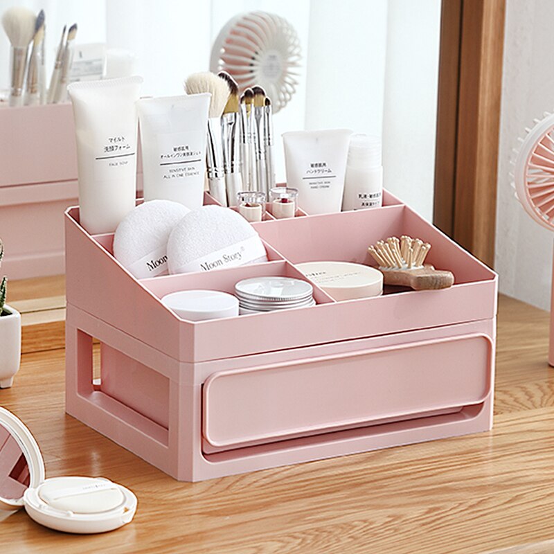 machen-hoch Veranstalter Kosmetik Organizer für Kosmetik Lagerung Schmuck Container Schreibtisch DIY Multi-Schicht Schubladen Lagerung Kasten