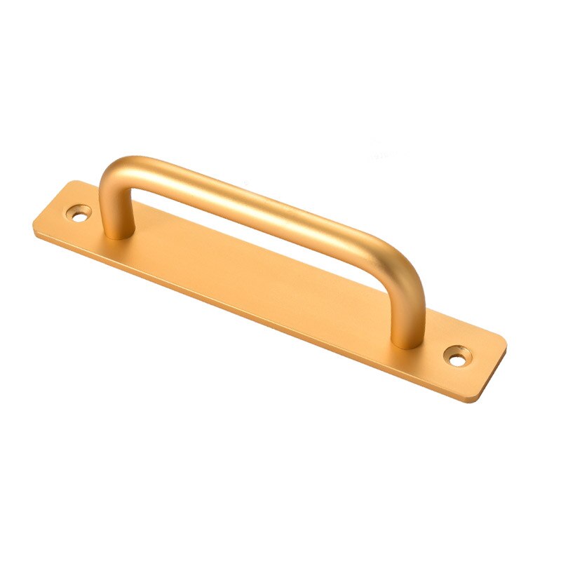 Modern Simple Cabinet Kitchen Door Handle Surface Mounted Aluminum Alloy Door Handle Door Hardware: gold
