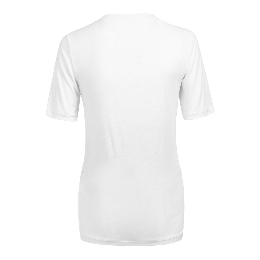 Camiseta con estampado de dibujos animados para premamá de manga corta, ropa de embarazo, cuello redondo, para embarazadas, 22019