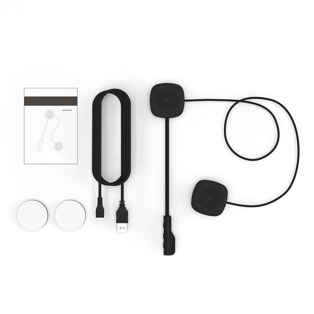 Bluetooth Helm Headset Draadloze Bluetooth 5.0 Hoofdtelefoon Compatibel Met Meest Motorfiets Scooter Helmen Handsfree Praten