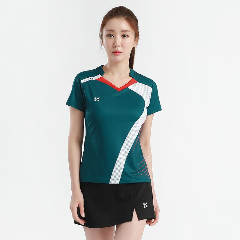 Badminton Shirt Men/Women Sports Badminton Shirts ,Table Tennis t shirt , sports shorts Tennis shirts Sports Wear clothes: Women sports set / M