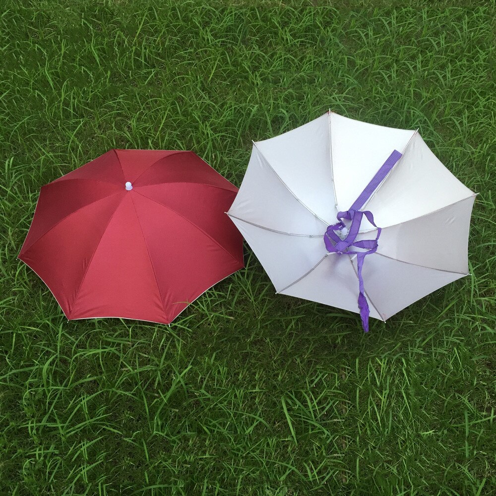 Outdoor Foldable Sun Umbrella Hat Golf Fishing Camping Headwear Cap Head Hat Sun protection UV hat umbrella