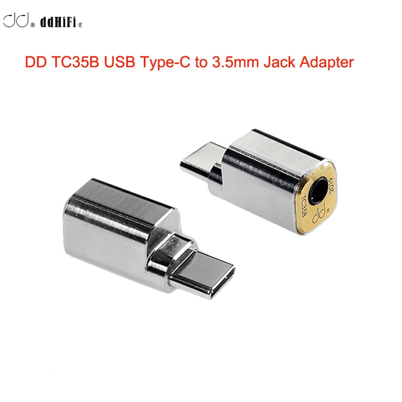 DD ddHiFi TC35B USB type-C to Jack 3.5mm Cable Adapter & Decode For Android mobile phone 384kHz/32bit