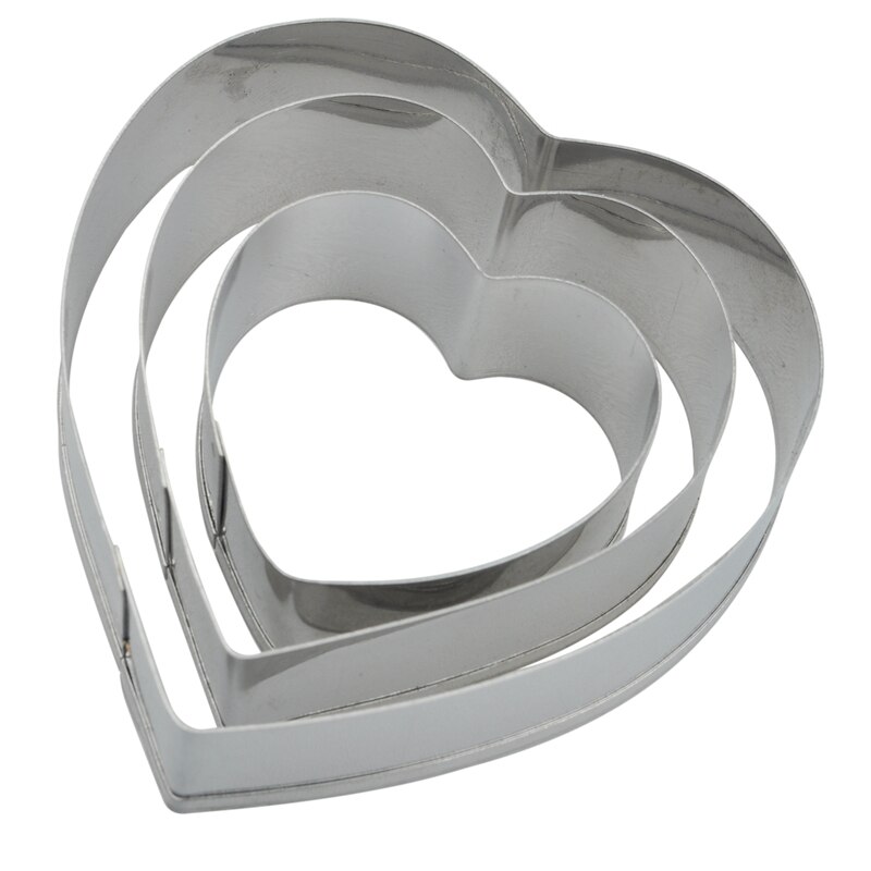 Hart Cut Outs/Heart Cookie Cutters,Set Van 3