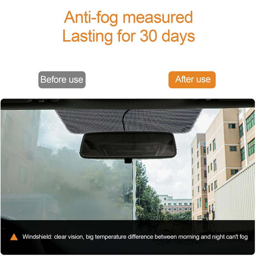 Bilglasbelægning antidugningsmiddel regntæt rengøringsmiddel langvarig hydrofob regntæt spray holder synet klart