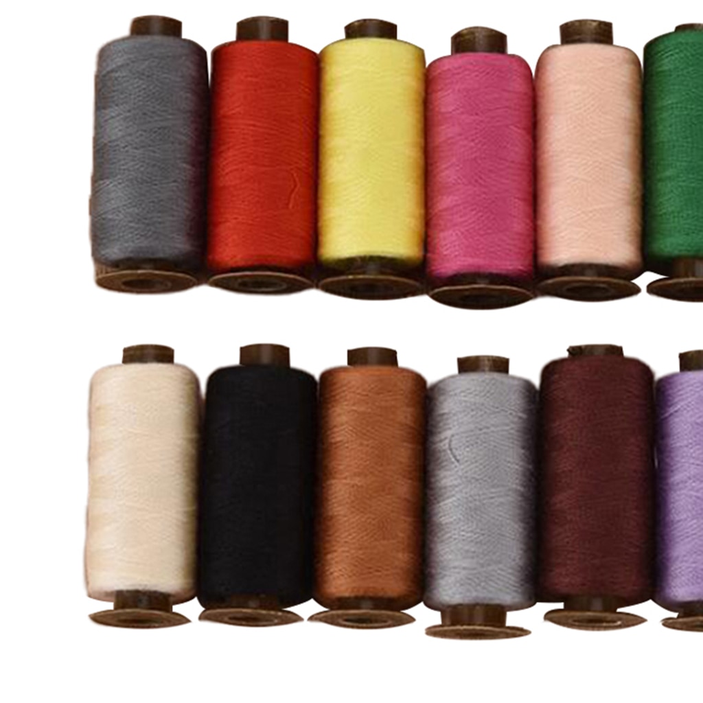 24 Spools Multicolors 100% Polyester Sewing For Ha... – Grandado