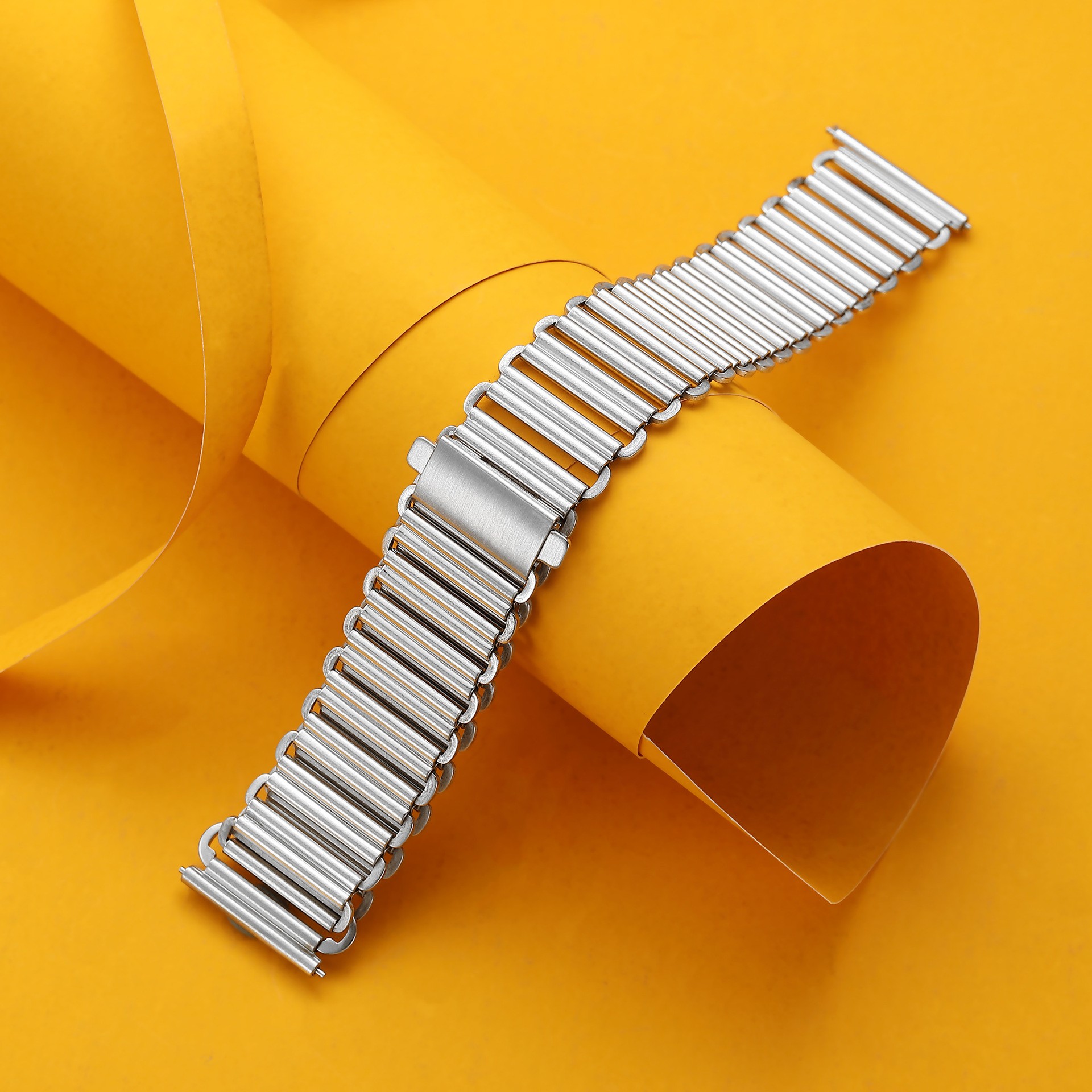 18mm 20mm 22mm schnell Freisetzung Edelstahl Uhrenarmband Metall Bonklip Uhrenarmband Universal- Uhrenarmband Zubehör mit Werkzeug