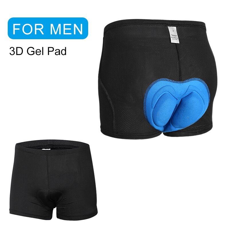 Inbike Fietsen Ondergoed Mannen Bike Shorts Gel Foam Pad Ademend Sport Shorts Fiets Ondergoed Sneldrogend Mtb Panty IA16510: Gel Pad / Xl