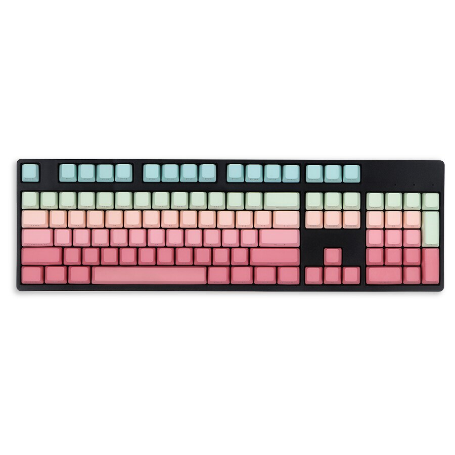 KeyCaps Set Side Print Backlit 104 Key Standard ANSI Shine through Legends PBT OEM Profile for Mechanical KeyB
