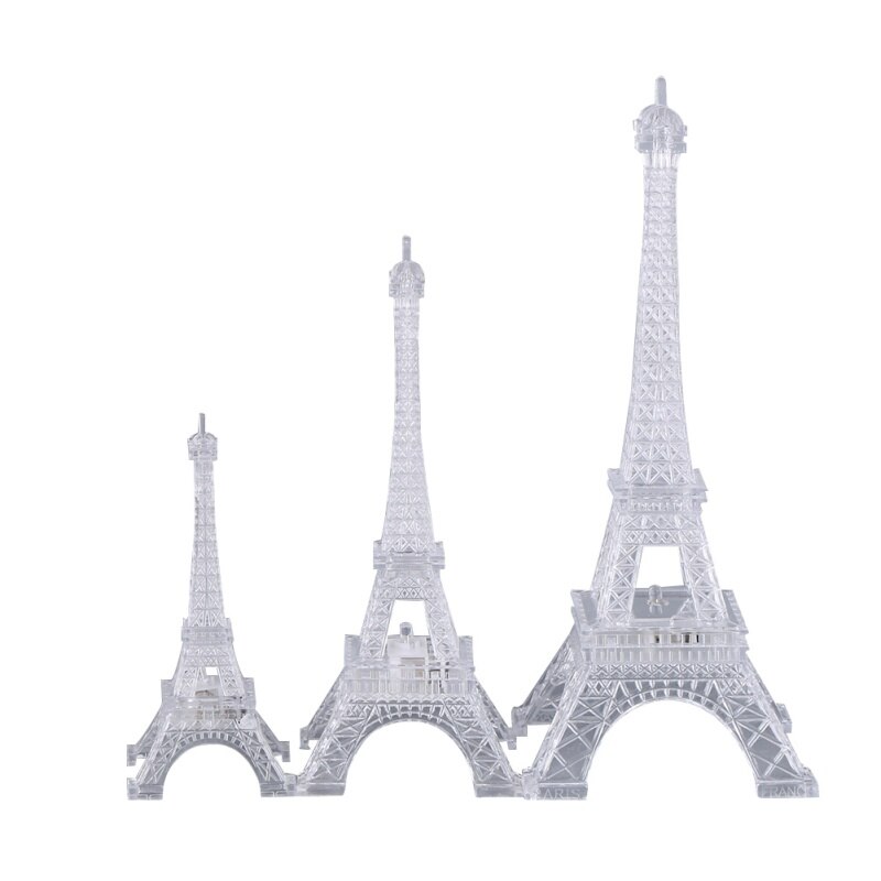 Valentine's Day Romantic 3D Romantic France Eiffel Tower/Paris Tower LED Night Light Bedroom Table Lamp Kids Family