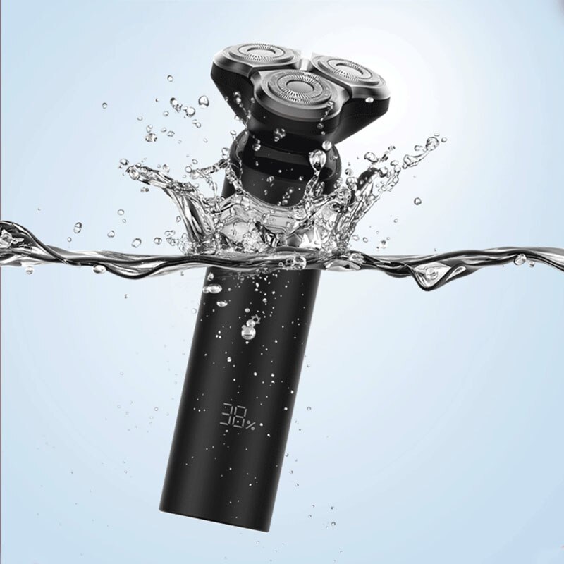 Xiaomi elektrisch scheerapparaat, elektrisch scheerapparaat, baardtrimmer voor heren, oplaadbaar, afwasbaar, 3d koppen, dubbele messen, mijia scheerapparaat 4