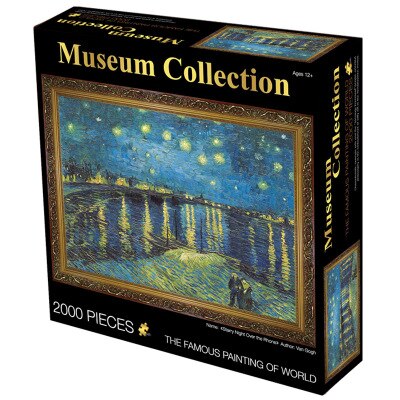 2000Pcs jigsaw puzzle Berühmte Malerei von Welt puzzles Erwachsene 2000 Kinder DIY Puzzle Kreativität Vorstellen Pädagogisches Spielzeug: 10