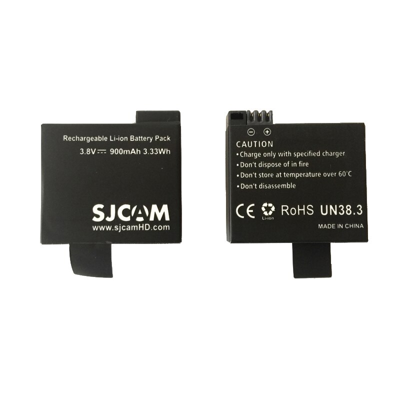 Originele SJCAM M20 2 stks Oplaadbare Li-Ion Batterijen + Dual battery Charger Voor SJ CAM M20 Sport Actie Camera Accessoires