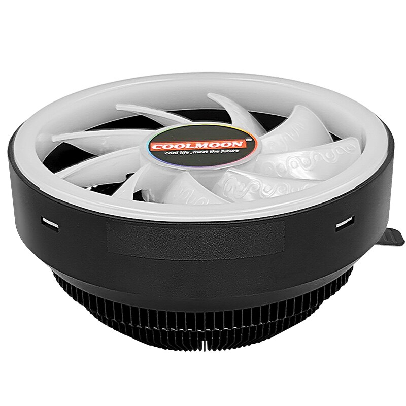 COOLMOON RGB CPU Cooler Heatsink LED 12V For Intel AMD PC Processor Desktop Cooling Radiator 1700 PRM Air Cooling 3 Pin Connect