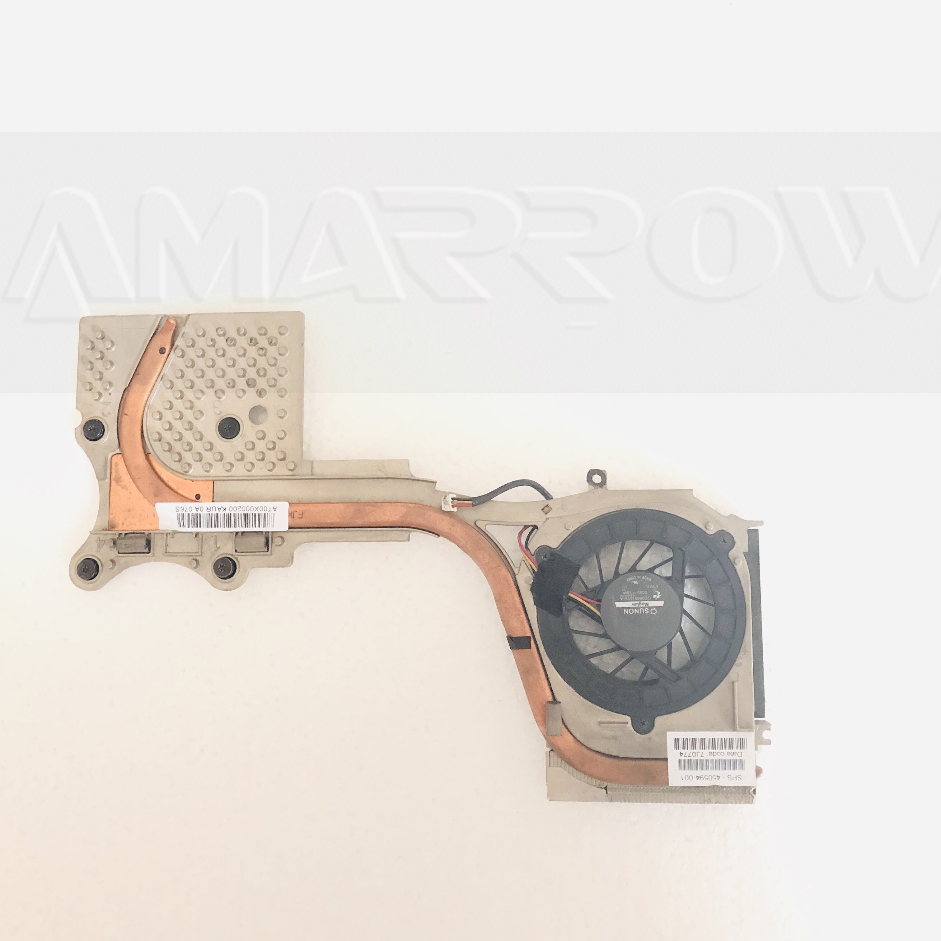 Dissipateur thermique de refroidissement avec ventilateur, pour HP 8710P 8710W 450594 – 001, refroidisseur de carte graphique, Original: set