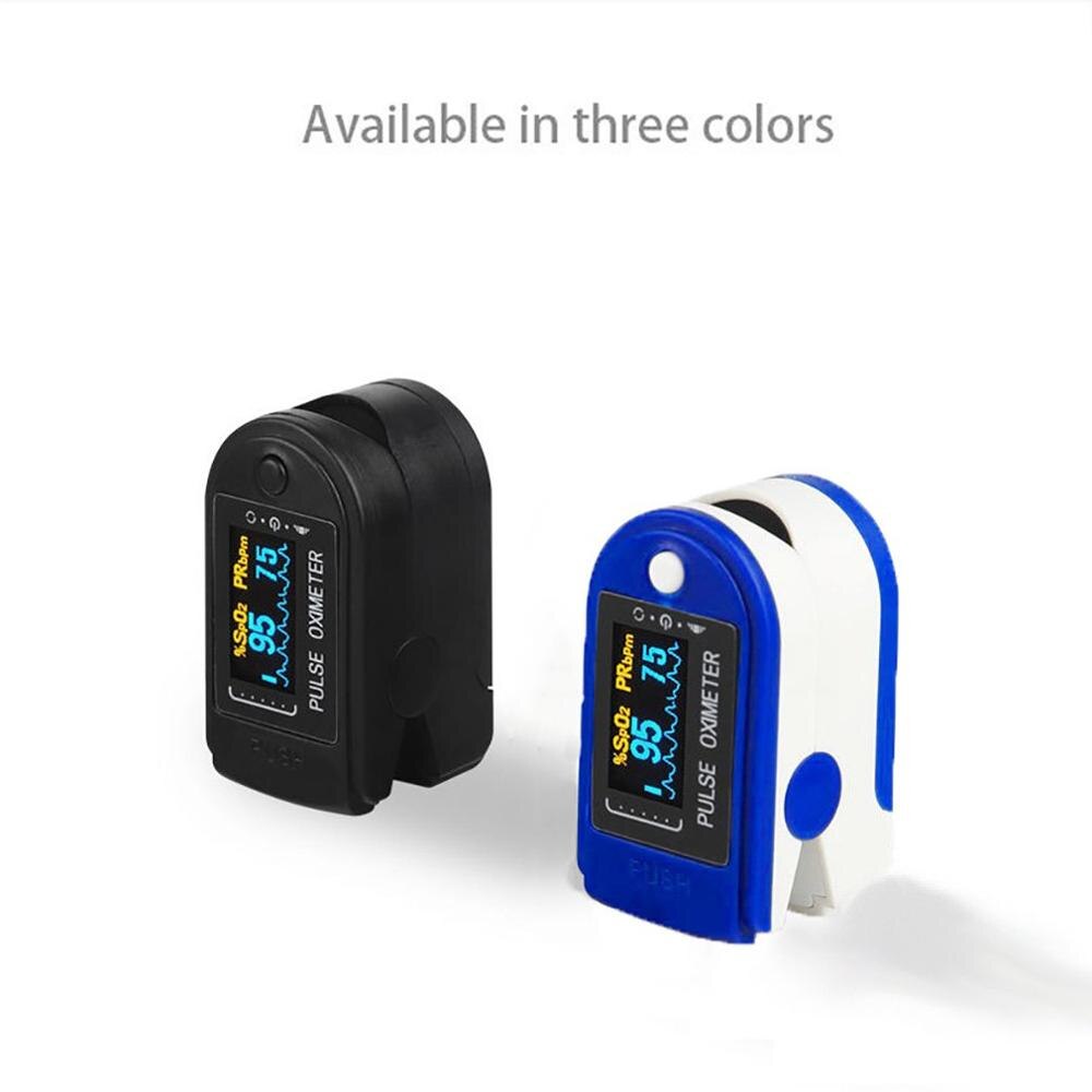 Vinger Oximeter Zuurstofverzadiging Monitor Blood Oxygen Monitor Finger Pulse Lage Accuspanning Hartslag