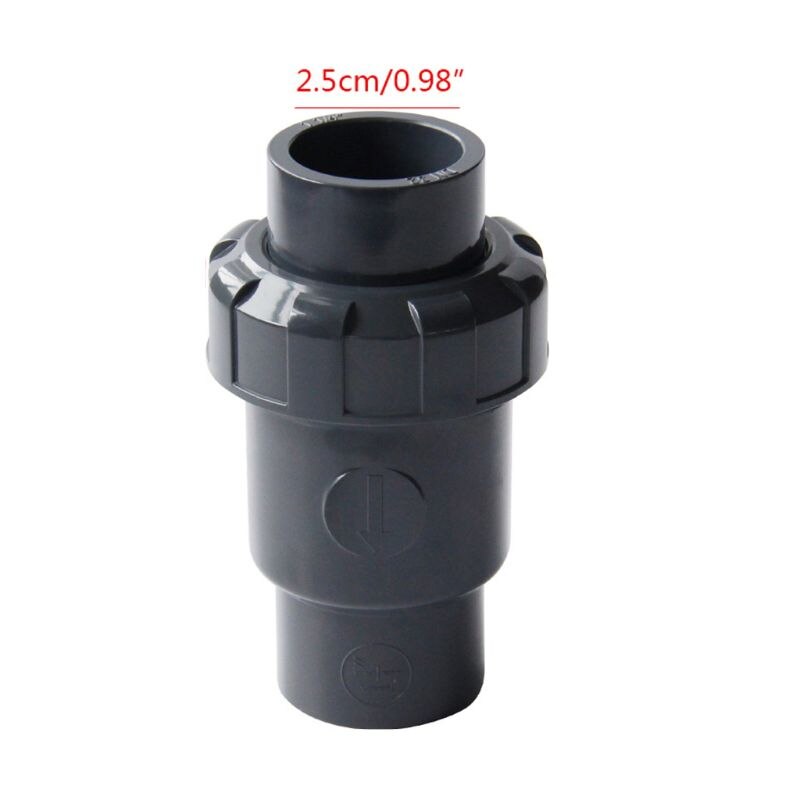Pvc -rördelar backventil vvs -systembeslag 20mm 25mm 32mm