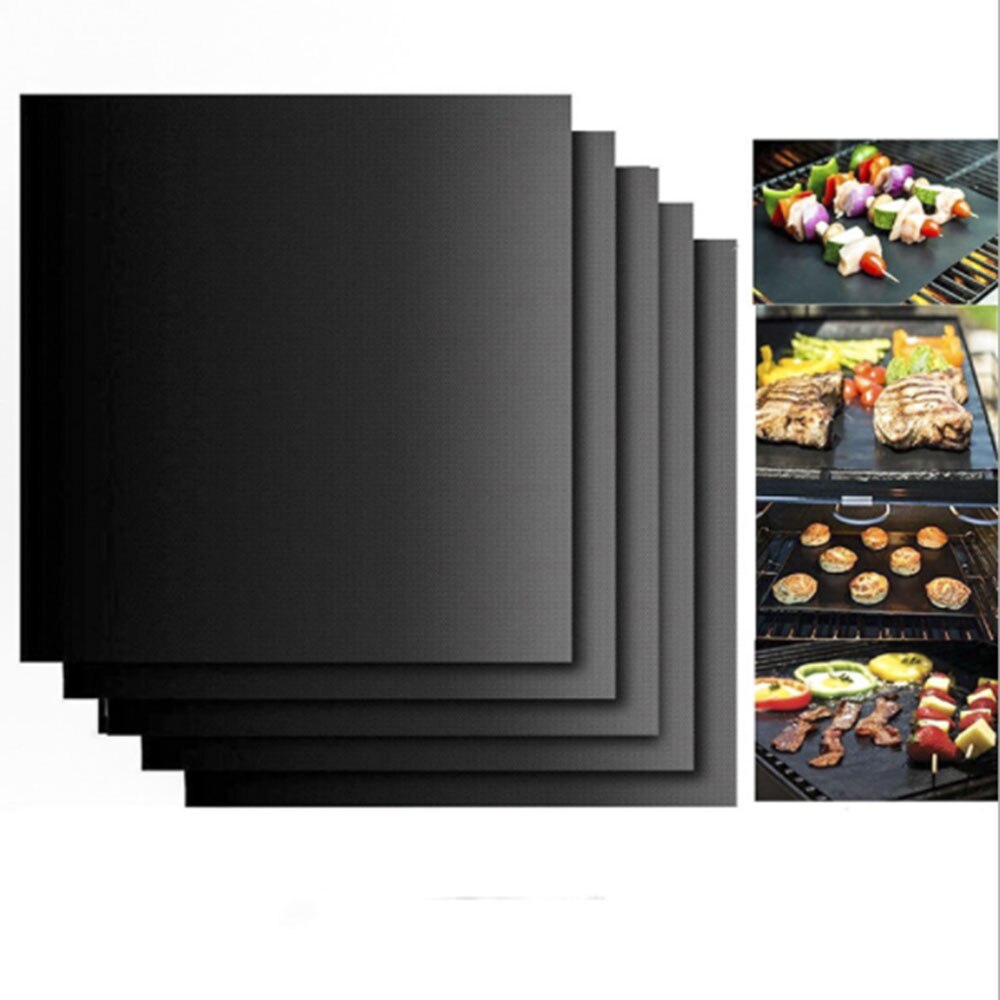 Barbecue Non-stick Bake Mat Barbecue Cooking Grill Mat Reusable Barbecue Mat Outdoor Barke Non-stick Pad Barbecue Accessories