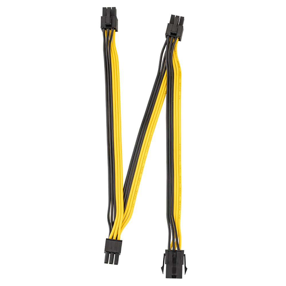 RGeek PCI Express 6Pin Female to 3 6 Pin Male PCI-E PCIe Extension Cable Power Supply Splitter for Graphics Video Card Adapter