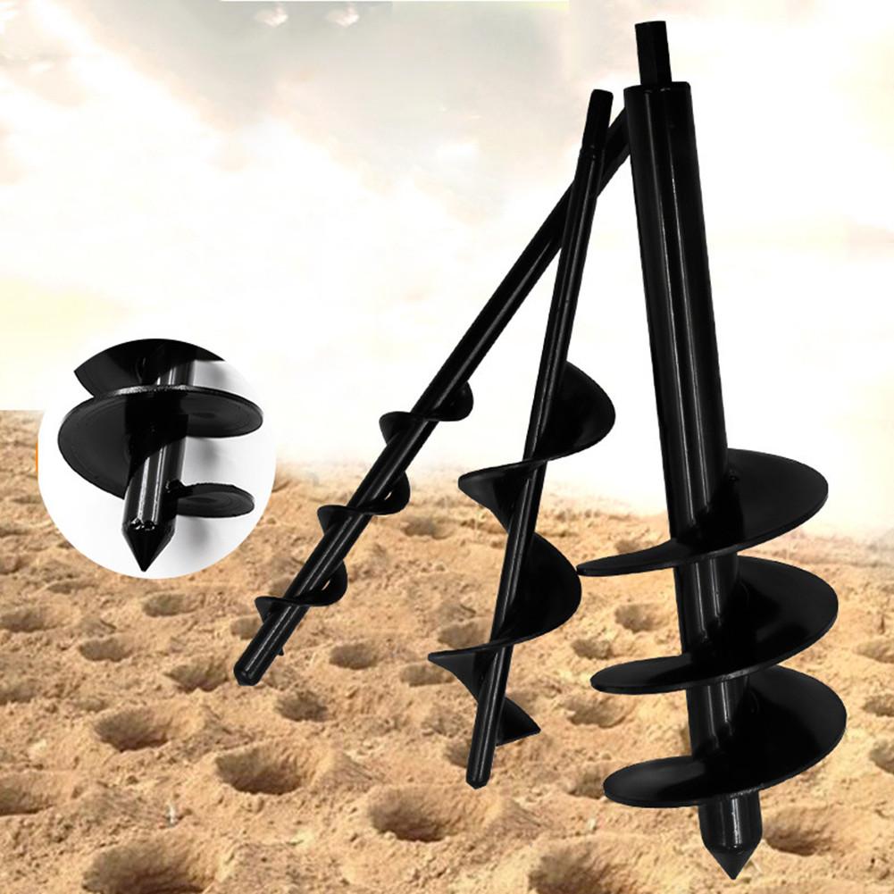 Auger Rod Garden Planting Auger Loose Soil Drill Bit Home Garden Planting Flower Drill Alloy Ground Drill Bit Tool