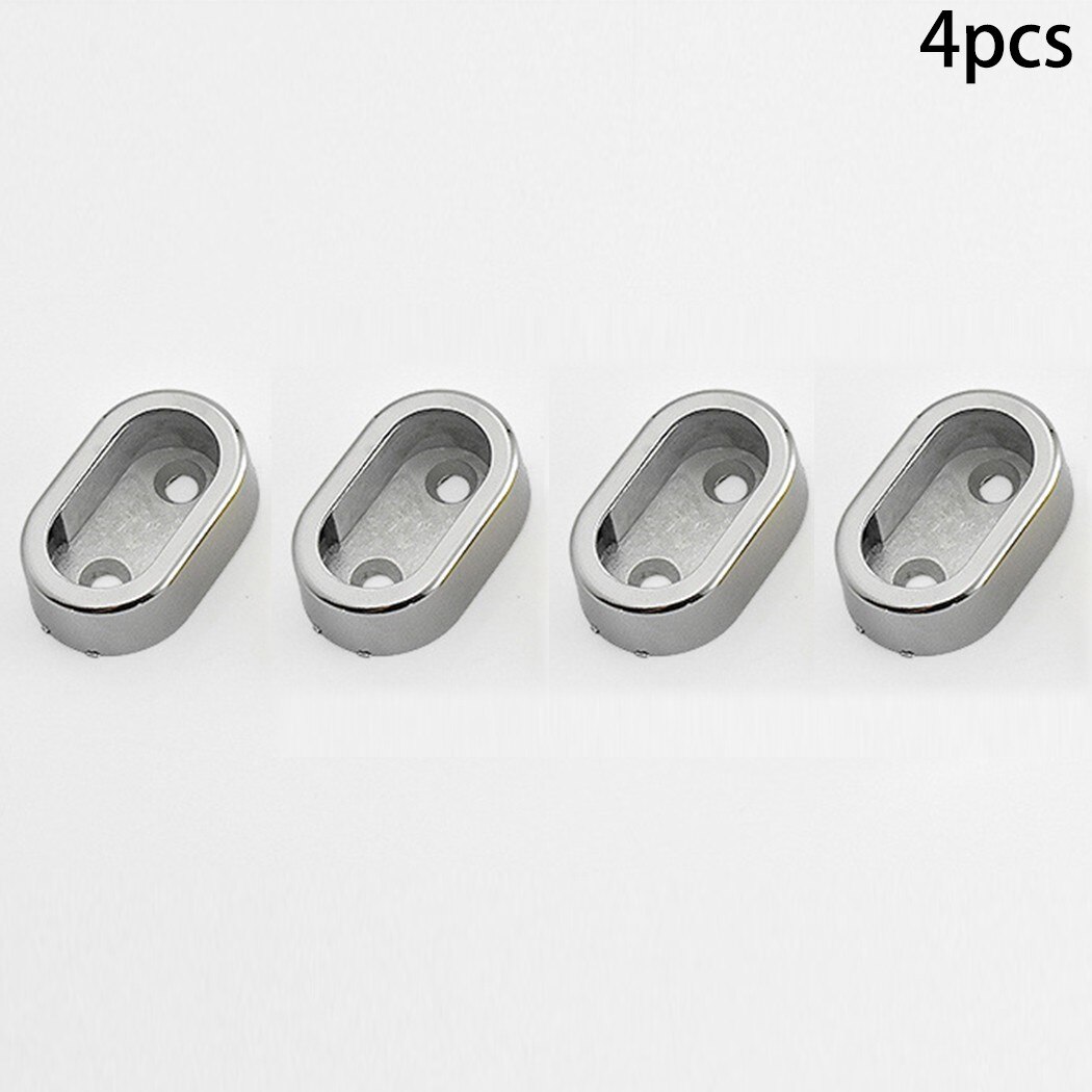 Furniture Bracket 4pcs Round Bracket Stainless Steel Standard Tube Support