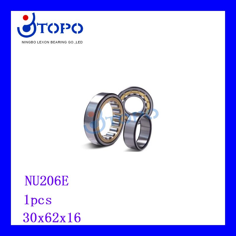 30*62*16 Cylinder roller bearing NU206E – Grandado