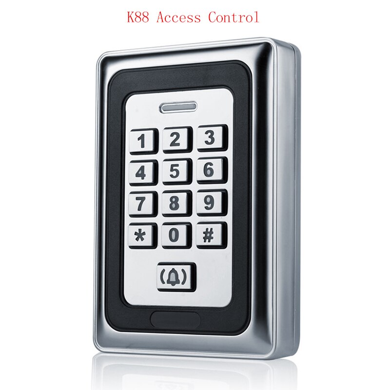 K81 ~ k88 ip 65 waterdichte metalen toegangscontrolesysteem rfid 125 khz kaart met 8000 gebruikerskaart voor beveiligingssysteem met deurslot: K88