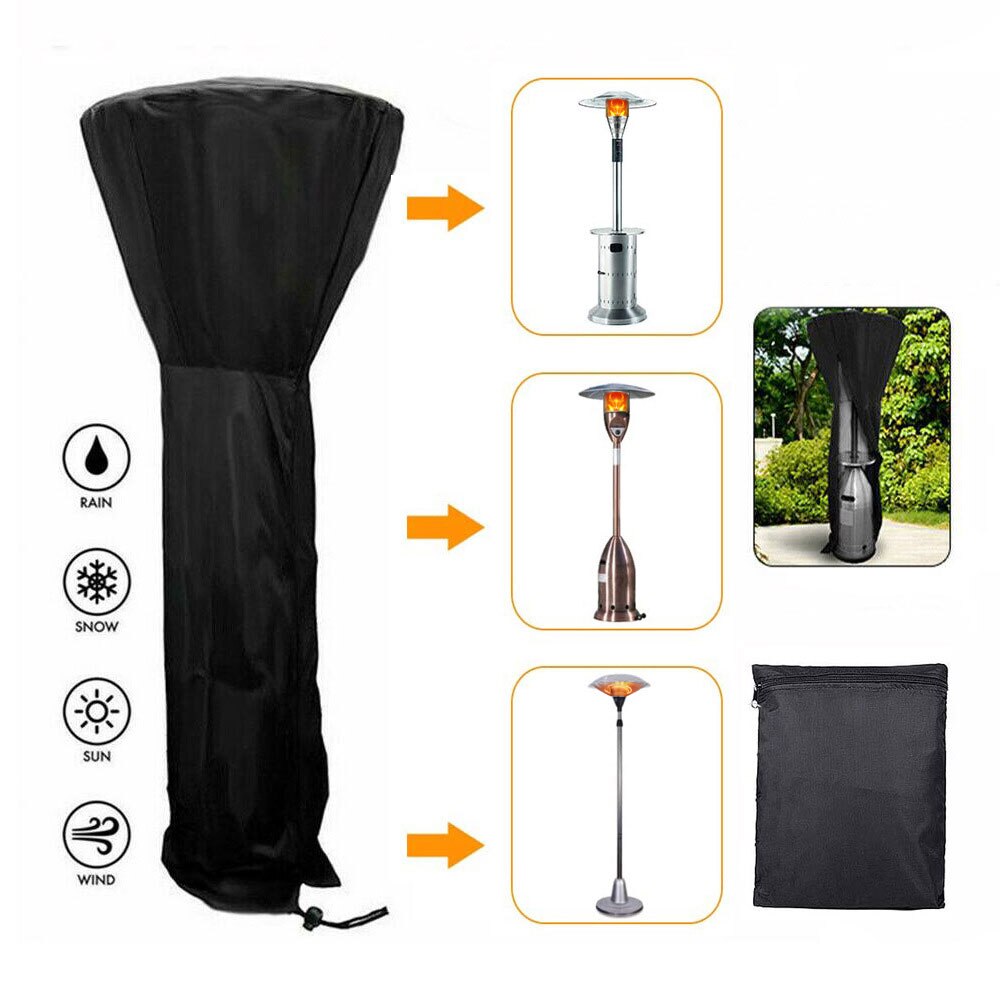 Heater Protector Umbrella Shape Only Cover Heating Furnace Gas Heater Cover Dustproof Outdoor Heater Cover Protective
