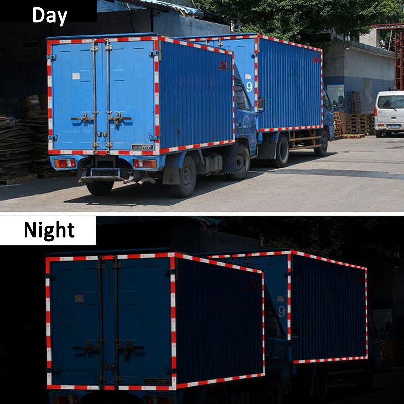 High Visibility Waterproof Reflective Safety Tape Warning Sticker Strong Adhesive Reflector Roll For Trucks