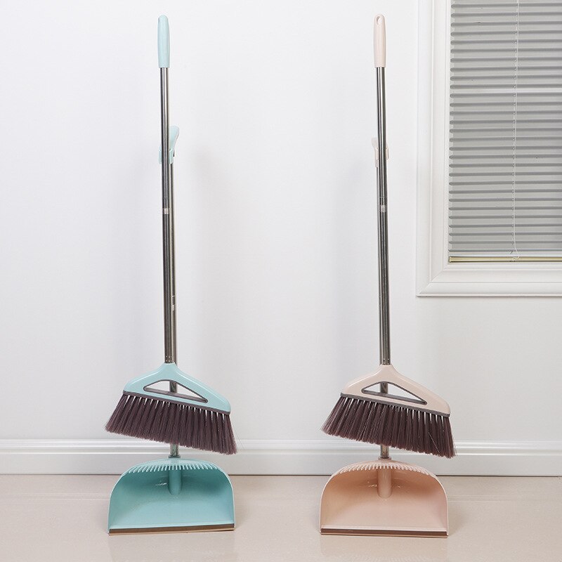 Sweep dustpan set household broom single broom combination broom cleaning bucket two-piece plastic wool broom