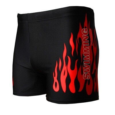 Mænd badetøj badedragt herre badeshorts badedragt swimmingpool trunks strand trusser flame boxer badpak maillot de bain homme: Xl / Rød