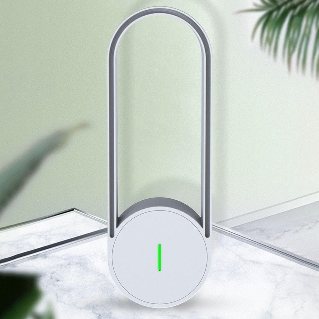 Portable Air Purifier Home Office Travel Air Cleaner Restroom Bedroom Fresh: White