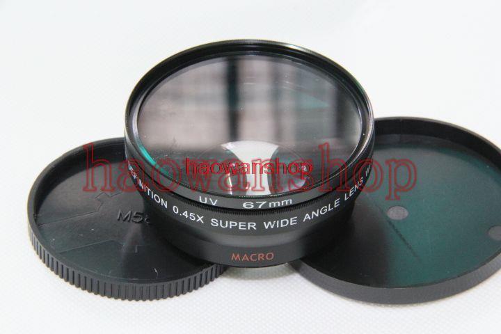 0,45x58mm ángulo con Macro lente para Nikon D3200 D5200 D3100 D3000 D5000 D40 D600 D90