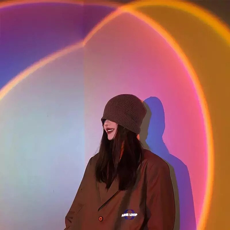 De Zon Nooit Sets Projector Lamp Robot Zonsondergang Projectie Nachtverlichting Zonsondergang Lamp Projector Led Night Verlichting Sfeer Licht