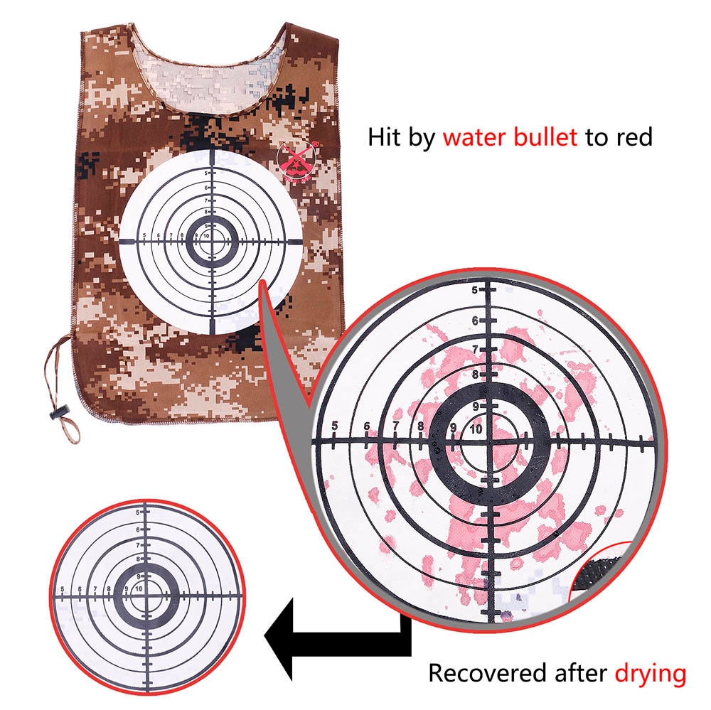 Game vest with target icon adjustable target double-sided outdoor cloth any color