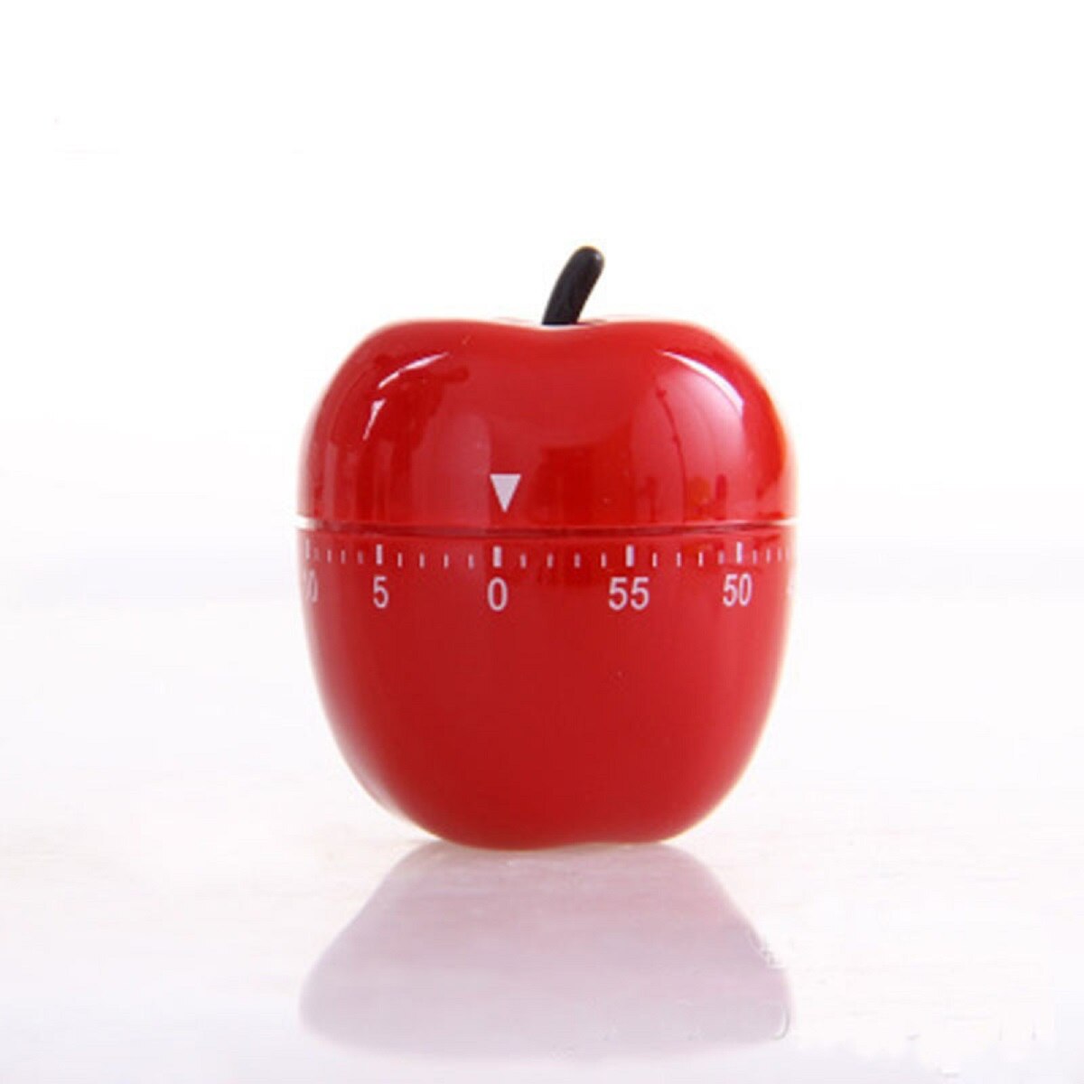 Red Apple Shaped Timer 1PC Fruit Shape Mechanical Timer Home Use Countdown Timer Manual Cooking Timekeeper Kitchen Reminder